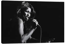 Quadro em tela Tina Turner sings at the Kongresshaus Zurich, 1975