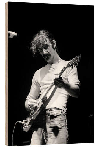 Obraz na drewnie Frank Zappa in concert, Switzerland, 1976