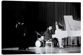 Leinwandbild Ella Fitzgerald im Volkshaus in Zürich, 1968