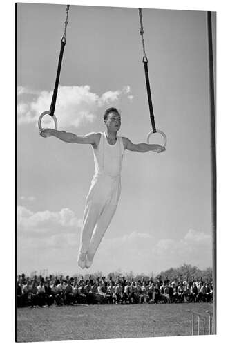 Obraz na aluminium Hans Eugster in Helsinki, 1952