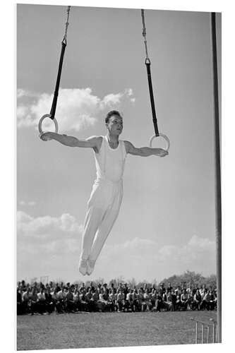 Foam board print Hans Eugster in Helsinki, 1952