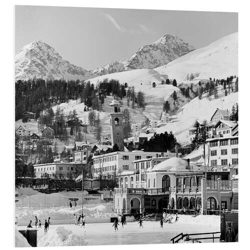 Hartschaumbild St. Moritz, 1966