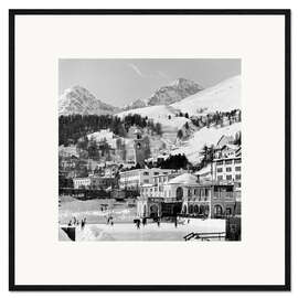 Framed art print St. Moritz, 1966