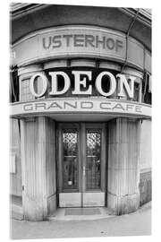 Acrylglasbild Grand Cafe Odeon am Bellevueplatz, Zürich, 1970
