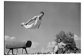 Obraz na aluminium Gymnast Hans Eugster in Helsinki, 1952