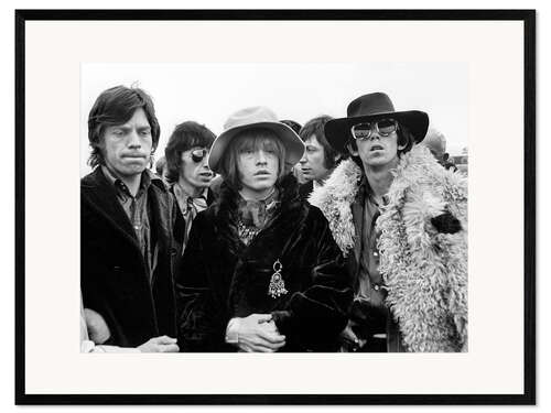 Framed art print The Rolling Stones, Zurich, 1967