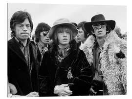 Stampa su plexi-alluminio The Rolling Stones, Zurich, 1967