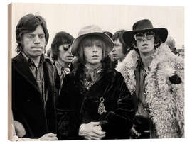 Cuadro de madera The Rolling Stones, Zurich, 1967