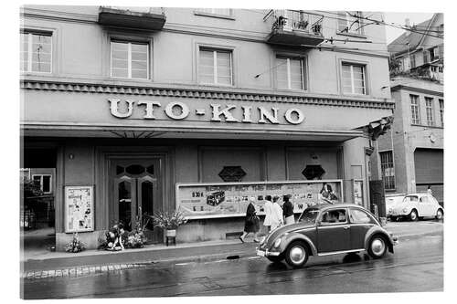 Cuadro de metacrilato Cinema Uto on Kalkbreite in Zurich, 1968