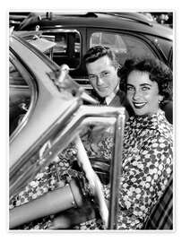 Obra artística Elizabeth Taylor and "Nicky" Hilton, Berne, 1950