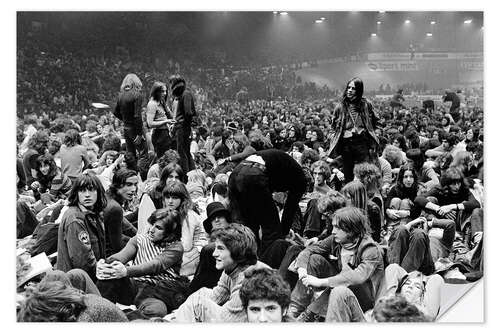 Selvklebende plakat Pink Floyd Concert, Switzerland,  1972
