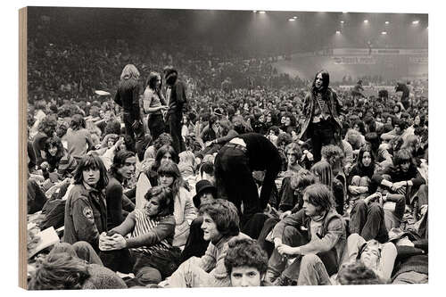 Obraz na drewnie Pink Floyd Concert, Switzerland,  1972