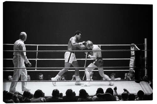 Canvas-taulu Muhammad Ali vs. Jürgen Blin, 1971