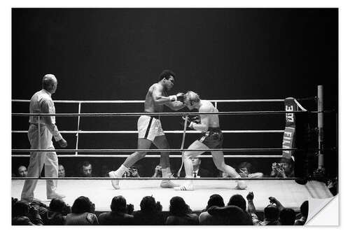 Naklejka na ścianę Muhammad Ali vs. Jürgen Blin, 1971