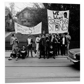 Tableau en PVC Rolling Stones Fans, Switzerland, 1967