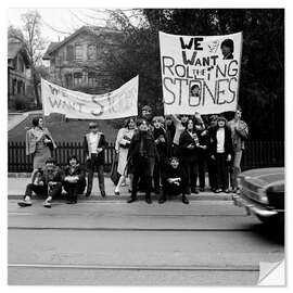 Sisustustarra Rolling Stones Fans, Switzerland, 1967