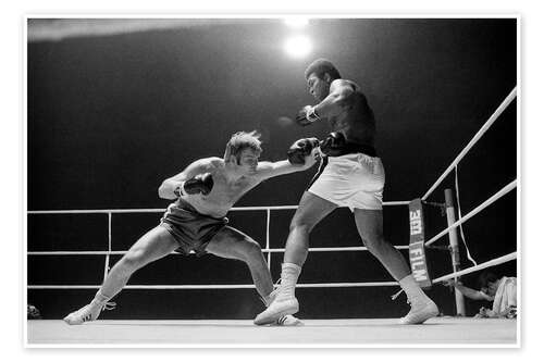 Plakat Muhammad Ali vs. Jürgen Blin, Switzerland, 1971