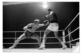 Wall sticker Muhammad Ali vs. Jürgen Blin, Switzerland, 1971
