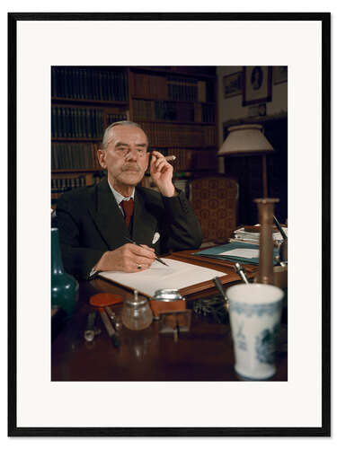 Stampa artistica con cornice Thomas Mann, 1954
