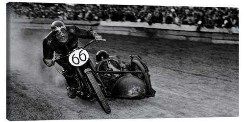 Lerretsbilde Motorbike race in Zurich, 1952