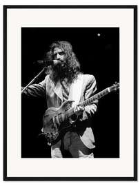 Gerahmter Kunstdruck Frank Zappa in Basel, 1974