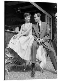 Alubild Audrey Hepburn und Mel Ferrer, 1959