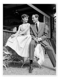 Poster Audrey Hepburn und Mel Ferrer, 1959