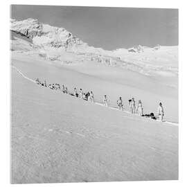 Acrylic print Rescue of plane crash on Gauligletscher, 1946