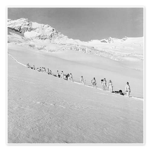 Póster Rescue of plane crash on Gauligletscher, 1946