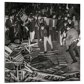 Galleriprint Concert-goers demolish the seats at Rolling Stones concert, Zurich, 1967