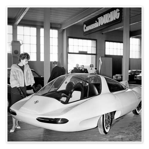 Poster International Geneva Motor Show, 1961