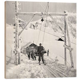 Puutaulu Ski lift &quot;Rigi-Rotstock&quot;, Switzerland, 1941