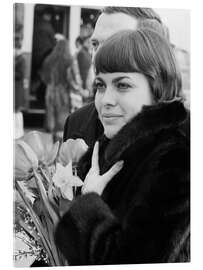 Acrylglasbild Mireille Mathieu, Zürich, 1971