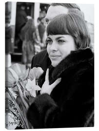 Canvas print Mireille Mathieu, Zurich, 1971