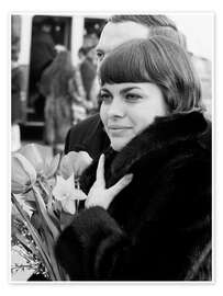 Veggbilde Mireille Mathieu, Zurich, 1971