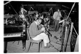 Akrylbilde Chet Baker at the "Lugano Estival Jazz", 1980