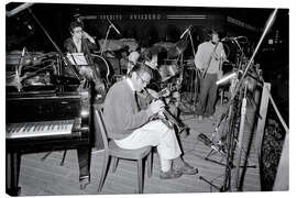 Obraz na płótnie Chet Baker at the "Lugano Estival Jazz", 1980