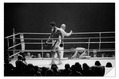 Wall sticker Muhammad Ali KO on Jürgen Blin, Zurich, 1971