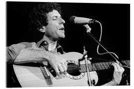Cuadro de metacrilato Leonard Cohen at the Montreux Jazz Festival, 1976
