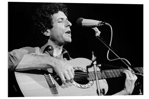 Stampa su PVC Leonard Cohen at the Montreux Jazz Festival, 1976