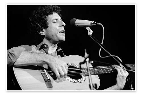 Poster Leonard Cohen at the Montreux Jazz Festival, 1976