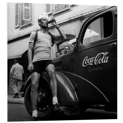 Cuadro de PVC Gottfried Weilenmann before the Tour de Suisse, 1949