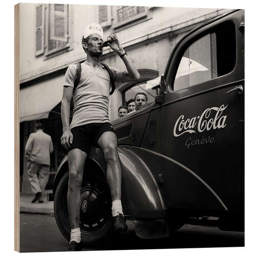 Trätavla Gottfried Weilenmann before the Tour de Suisse, 1949