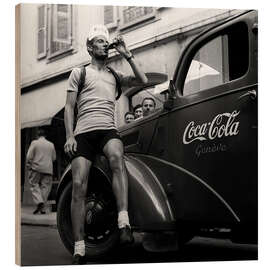 Trätavla Gottfried Weilenmann before the Tour de Suisse, 1949
