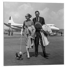 Gallery Print Mel Ferrer und Audrey Hepburn, Zürich, 1959