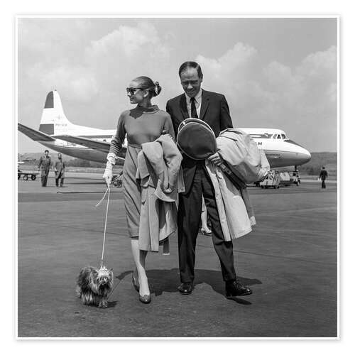 Plakat Mel Ferrer and Audrey Hepburn, Zurich, 1959