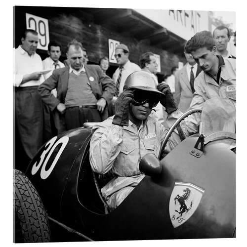 Acrylglas print Italian racing driver Piero Taruffi, Berne, 1952