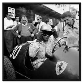 Gerahmter Kunstdruck Der italienische Rennfahrer Piero Taruffi, Berne, 1952