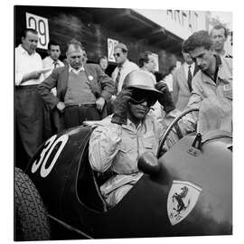 Magnettafel Der italienische Rennfahrer Piero Taruffi, Berne, 1952