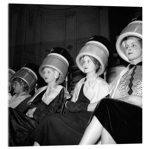 Tableau en verre acrylique 4th National Hairdressing Prize, Bern, 1950